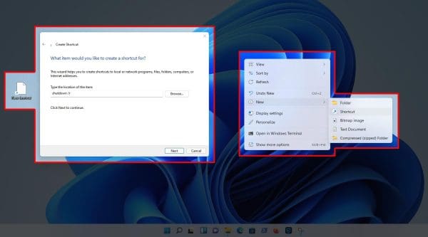 Restart Windows Desktop Shortcut