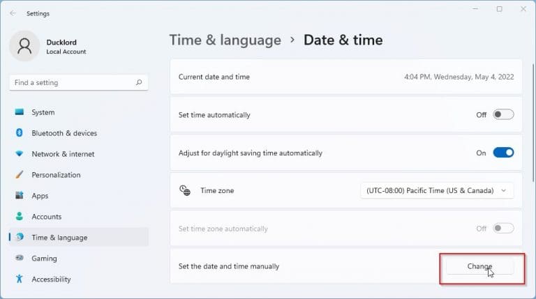 How to Change the Date and Time on Windows 11 - TechObservatory