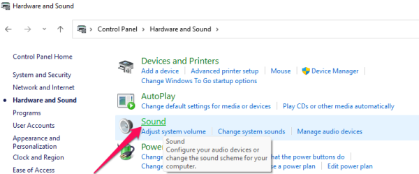 Click Sound.
