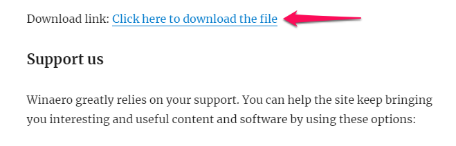 Click the download link.