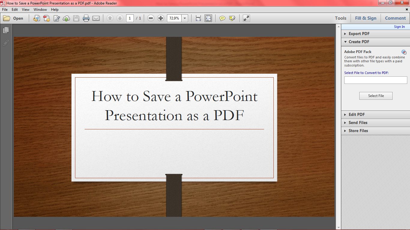 How to Save a PowerPoint Presentation as a PDF - TechObservatory