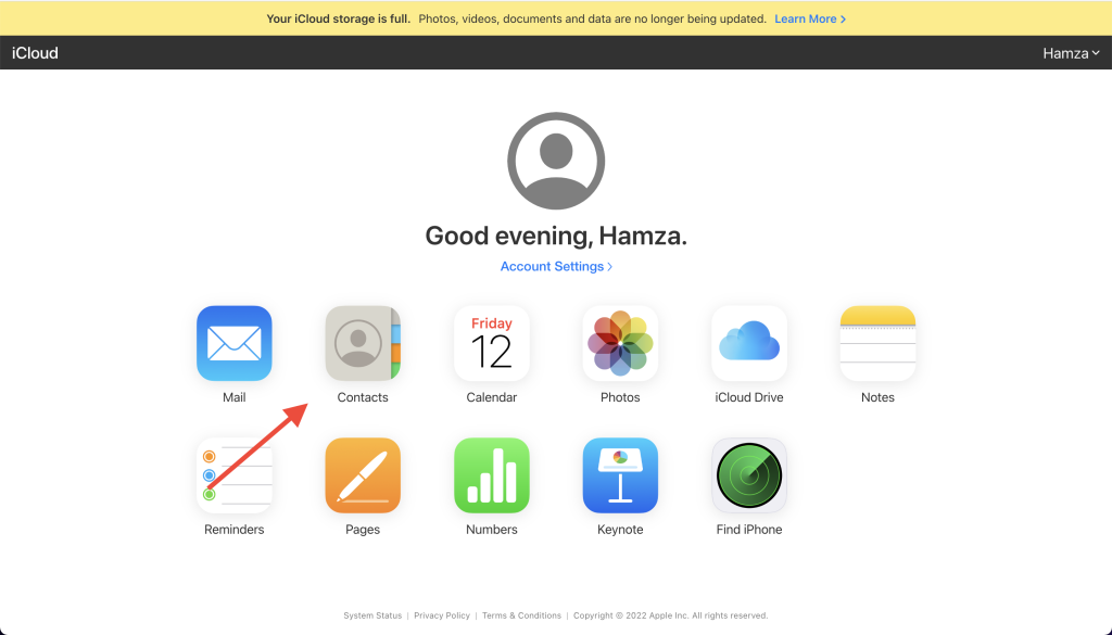 Contacts on iCloud Where Users Have the Option to Delete Them