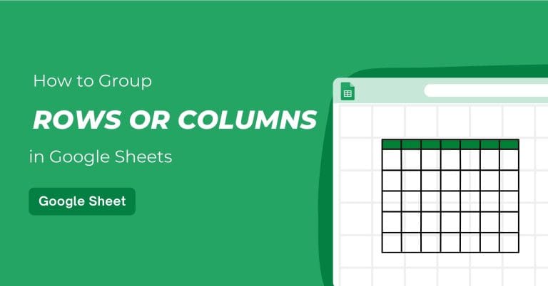 How to Group Rows or Columns in Google Sheets - TechObservatory